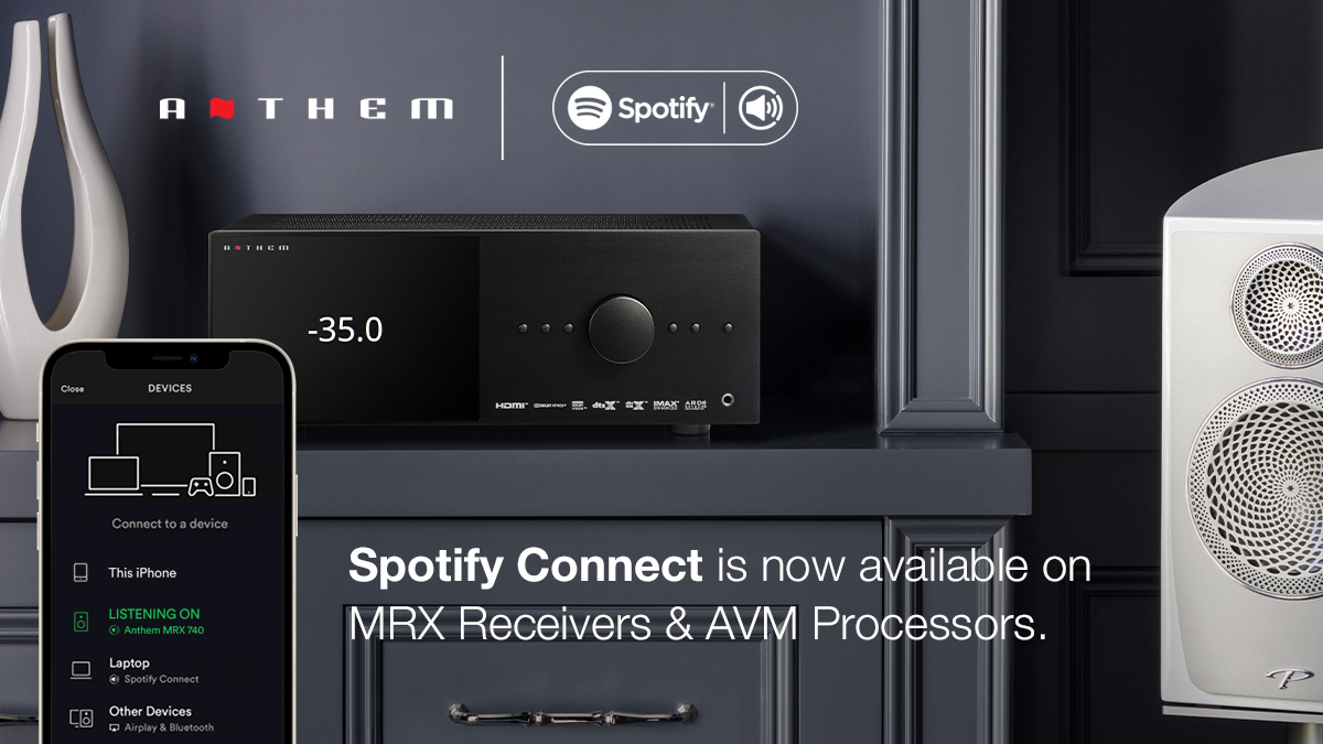wedstrijd Leerling Buiten Lab Report: Spotify Connect is now available on MRX Receivers & AVM  Processors - Audiolab Stereo & TV